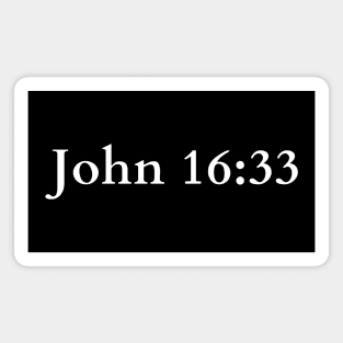 John 16:33 Bible Verse Magnet